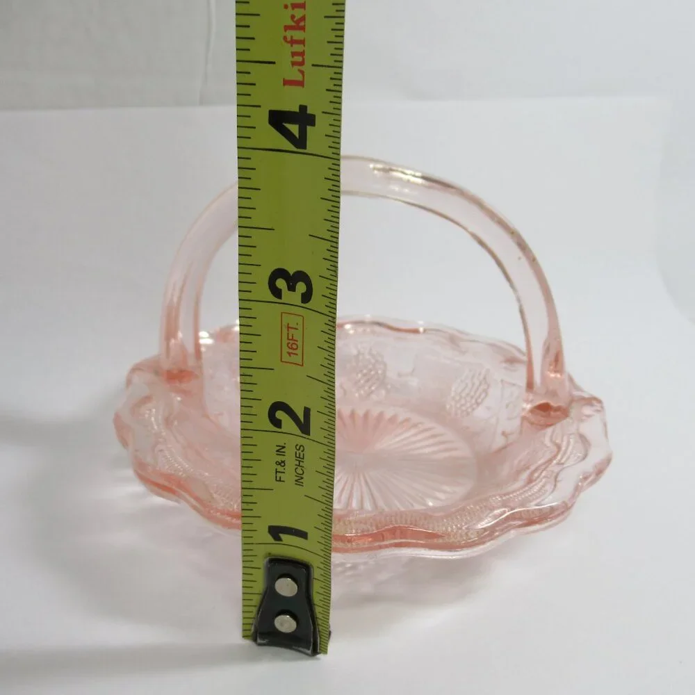 Vintage Pink Westmoreland Basket